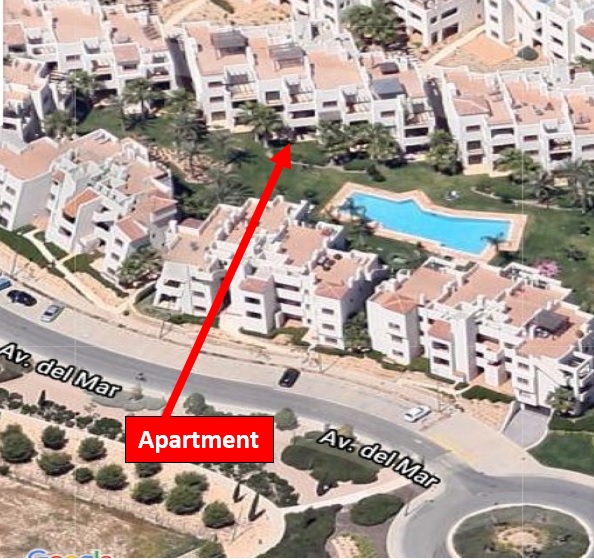 Roda Golf & Beach Resort Apartment Location